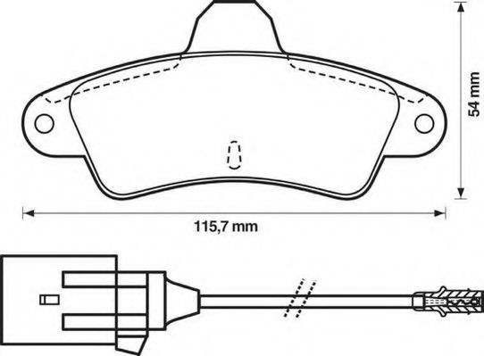 JURID 571755D Тормозные колодки для FORD MONDEO (Форд Мондэо) JURID 571755D Тормозные колодки для FORD MONDEO (Форд Мондэо)