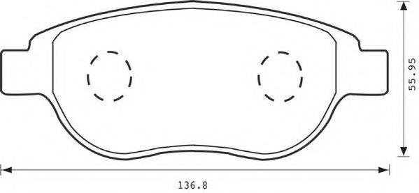 JURID 573184J-AS Тормозные колодки для PEUGEOT 207 (Пежо 207) JURID 573184J-AS Тормозные колодки для PEUGEOT 207 (Пежо 207)