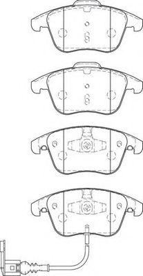 JURID 573246J-AS Тормозные колодки для VOLKSWAGEN (Фольксваген) JURID 573246J-AS Тормозные колодки для VOLKSWAGEN (Фольксваген)