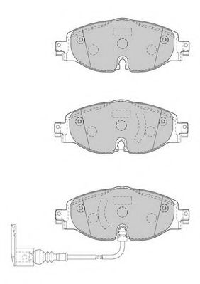 JURID 573390J-AS Тормозные колодки для VOLKSWAGEN (Фольксваген) JURID 573390J-AS Тормозные колодки для VOLKSWAGEN (Фольксваген)