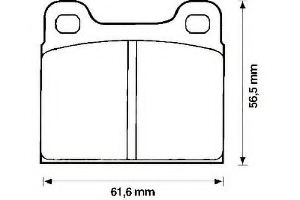JURID 571213J Тормозные колодки для AUDI 80 (Ауди 80) JURID 571213J Тормозные колодки для AUDI 80 (Ауди 80)