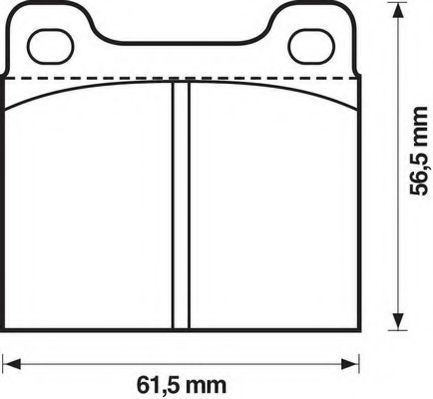 JURID 571279J Тормозные колодки для OPEL OLYMPIA A (Опель Олъмпиа а) JURID 571279J Тормозные колодки для OPEL OLYMPIA A (Опель Олъмпиа а)