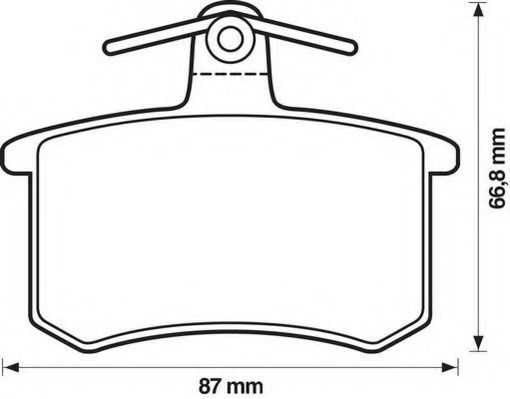 JURID 571350J Тормозные колодки для AUDI 90 (Ауди 90) JURID 571350J Тормозные колодки для AUDI 90 (Ауди 90)