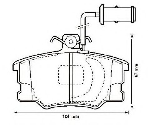 JURID 571364J Тормозные колодки для ALFA ROMEO RZ (Альфа ромео Рз) JURID 571364J Тормозные колодки для ALFA ROMEO RZ (Альфа ромео Рз)