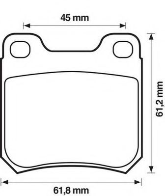 JURID 571389J Тормозные колодки для OPEL OMEGA A (Опель Омэга а) JURID 571389J Тормозные колодки для OPEL OMEGA A (Опель Омэга а)