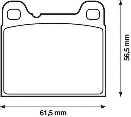 JURID 571417J Тормозные колодки для OPEL OLYMPIA A (Опель Олъмпиа а) JURID 571417J Тормозные колодки для OPEL OLYMPIA A (Опель Олъмпиа а)