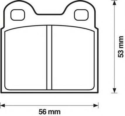JURID 571429J Тормозные колодки для VOLKSWAGEN (Фольксваген) JURID 571429J Тормозные колодки для VOLKSWAGEN (Фольксваген)