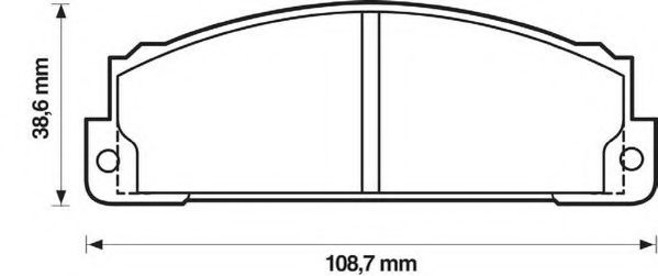 JURID 571463J Тормозные колодки для FIAT SUPERBRAVO (Фиат Супербраvо) JURID 571463J Тормозные колодки для FIAT SUPERBRAVO (Фиат Супербраvо)