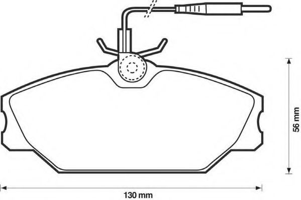 JURID 571476J Тормозные колодки для RENAULT SAFRANE (Рено Сафранэ) JURID 571476J Тормозные колодки для RENAULT SAFRANE (Рено Сафранэ)
