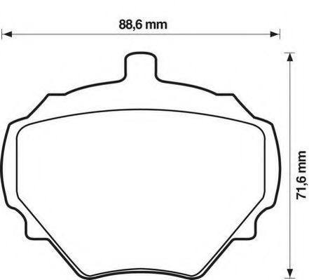 JURID 571803J Тормозные колодки для LAND ROVER DEFENDER (Ленд ровер/лэнд ровер Дэфэндэр) JURID 571803J Тормозные колодки для LAND ROVER DEFENDER (Ленд ровер/лэнд ровер Дэфэндэр)