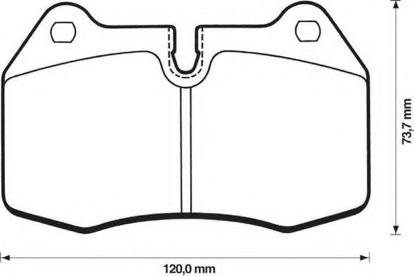 JURID 571852J Тормозные колодки для BMW (Бмв) JURID 571852J Тормозные колодки для BMW (Бмв)