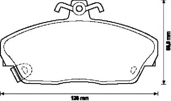 JURID 571976J Тормозные колодки для ROVER 400 (Ровер 400) JURID 571976J Тормозные колодки для ROVER 400 (Ровер 400)