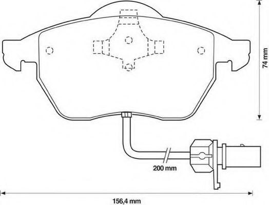 JURID 571982J Тормозные колодки для VOLKSWAGEN (Фольксваген) JURID 571982J Тормозные колодки для VOLKSWAGEN (Фольксваген)