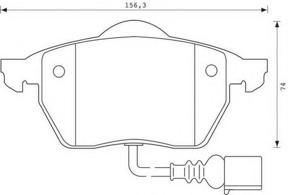 JURID 571984J Тормозные колодки для VOLKSWAGEN (Фольксваген) JURID 571984J Тормозные колодки для VOLKSWAGEN (Фольксваген)