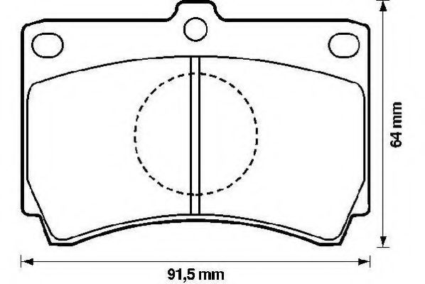 JURID 572143J Тормозные колодки для MAZDA 323 III (Мазда 323 3) JURID 572143J Тормозные колодки для MAZDA 323 III (Мазда 323 3)