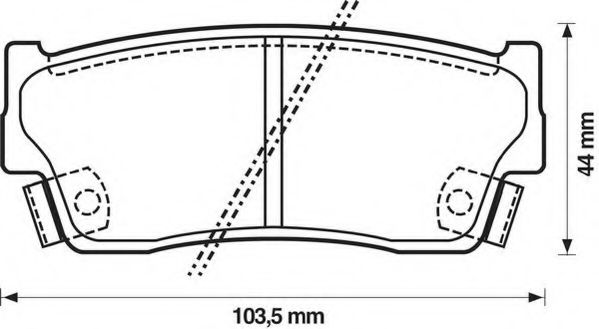 JURID 572166J Тормозные колодки для SUZUKI GRAND NOMADE II (Сузуки Гранд номадэ 2) JURID 572166J Тормозные колодки для SUZUKI GRAND NOMADE II (Сузуки Гранд номадэ 2)