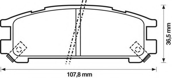 JURID 572197J Тормозные колодки для SUBARU LIBERTY III (Субару Либэртъ 3) JURID 572197J Тормозные колодки для SUBARU LIBERTY III (Субару Либэртъ 3)
