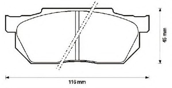 JURID 572237J Тормозные колодки для HONDA ACCORD II (Хонда Аccорд 2) JURID 572237J Тормозные колодки для HONDA ACCORD II (Хонда Аccорд 2)