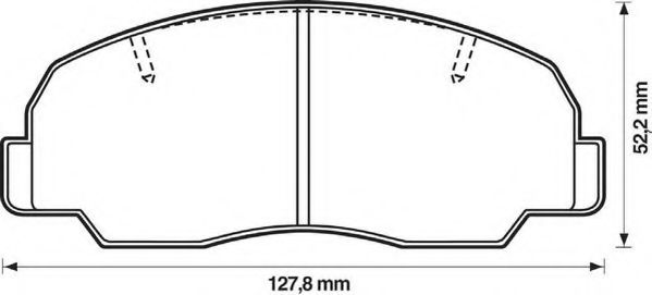 JURID 572293J Тормозные колодки для DAIHATSU FEROZA HARD TOP (Дайхатсу Фэроза хард топ) JURID 572293J Тормозные колодки для DAIHATSU FEROZA HARD TOP (Дайхатсу Фэроза хард топ)