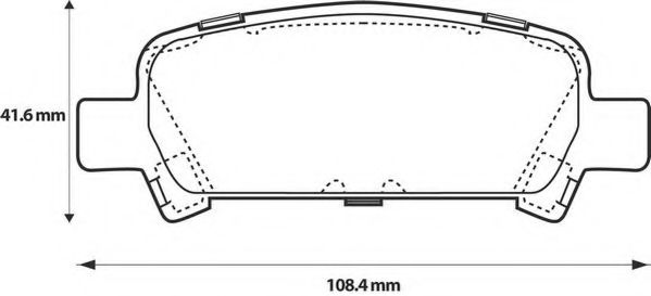 JURID 572424J Тормозные колодки для SUBARU LIBERTY III (Субару Либэртъ 3) JURID 572424J Тормозные колодки для SUBARU LIBERTY III (Субару Либэртъ 3)
