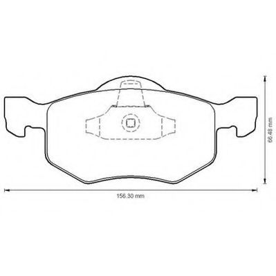 JURID 572503J Тормозные колодки для FORD USA ESCAPE (Форд сша Эскейп) JURID 572503J Тормозные колодки для FORD USA ESCAPE (Форд сша Эскейп)