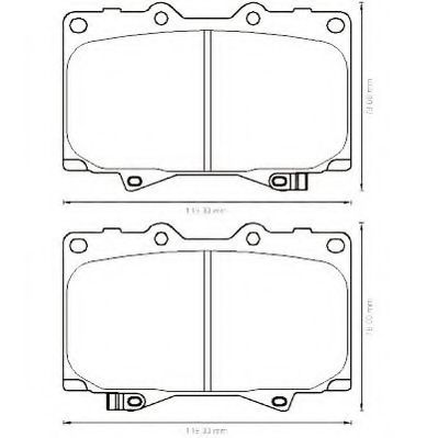 JURID 572528J Тормозные колодки для TOYOTA PRADO (Тойота/тоета Прадо) JURID 572528J Тормозные колодки для TOYOTA PRADO (Тойота/тоета Прадо)