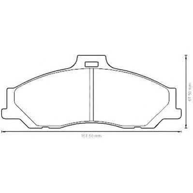 JURID 572537J Тормозные колодки для MAZDA PROCEED/DRIFTER (Мазда Просид/дрифтэр) JURID 572537J Тормозные колодки для MAZDA PROCEED/DRIFTER (Мазда Просид/дрифтэр)