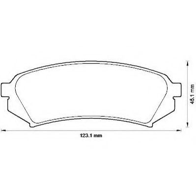 JURID 572548J Тормозные колодки для TOYOTA PRADO (Тойота/тоета Прадо) JURID 572548J Тормозные колодки для TOYOTA PRADO (Тойота/тоета Прадо)