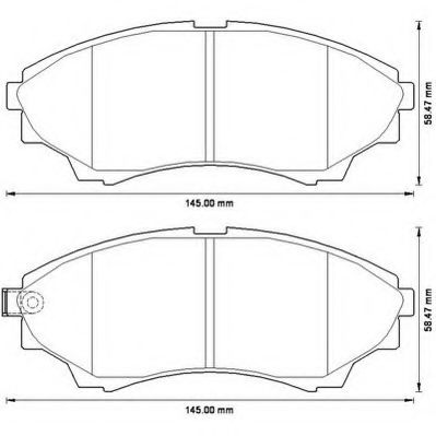 JURID 572572J Тормозные колодки для MAZDA PROCEED/DRIFTER (Мазда Просид/дрифтэр) JURID 572572J Тормозные колодки для MAZDA PROCEED/DRIFTER (Мазда Просид/дрифтэр)
