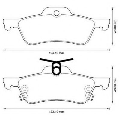 JURID 572588J Тормозные колодки для DAIHATSU CHARADE (Дайхатсу Чарадэ) JURID 572588J Тормозные колодки для DAIHATSU CHARADE (Дайхатсу Чарадэ)
