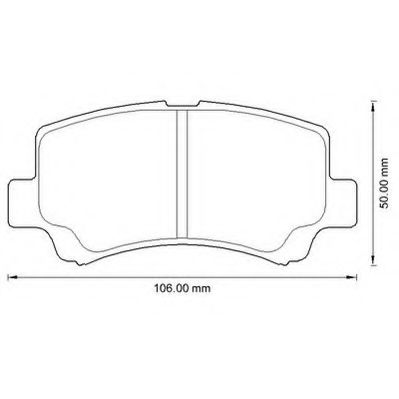 JURID 572589J Тормозные колодки для CHERY FACE (Чери Фаcэ) JURID 572589J Тормозные колодки для CHERY FACE (Чери Фаcэ)