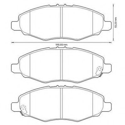 JURID 572641J Тормозные колодки для TOYOTA INNOVA (Тойота/тоета Инноvа) JURID 572641J Тормозные колодки для TOYOTA INNOVA (Тойота/тоета Инноvа)