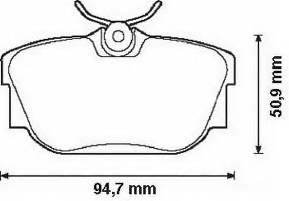 JURID 573038J Тормозные колодки для VOLKSWAGEN T4 CARAVELLE (Фольксваген Т4 cараvэллэ) JURID 573038J Тормозные колодки для VOLKSWAGEN T4 CARAVELLE (Фольксваген Т4 cараvэллэ)