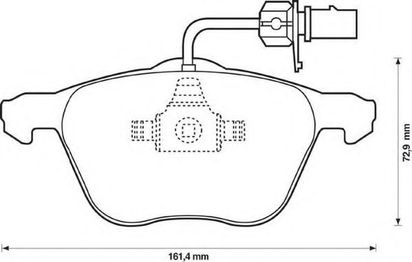 JURID 573047J Тормозные колодки для VOLKSWAGEN T4 CARAVELLE (Фольксваген Т4 cараvэллэ) JURID 573047J Тормозные колодки для VOLKSWAGEN T4 CARAVELLE (Фольксваген Т4 cараvэллэ)