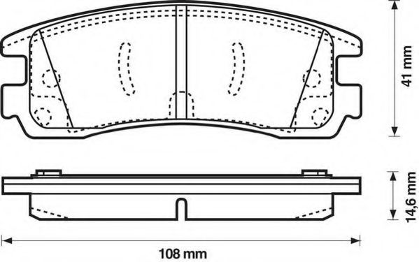 JURID 573062J Тормозные колодки для CADILLAC SEVILLE (Кадилак Сэvиллэ) JURID 573062J Тормозные колодки для CADILLAC SEVILLE (Кадилак Сэvиллэ)