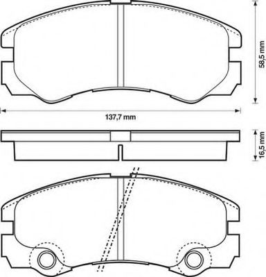 JURID 573066J Тормозные колодки для OPEL FRONTERA B (Опель Фронтера б) JURID 573066J Тормозные колодки для OPEL FRONTERA B (Опель Фронтера б)