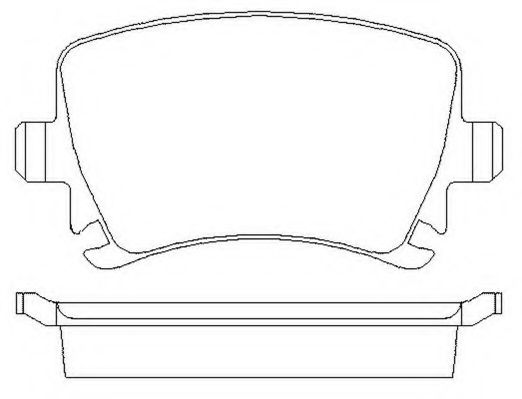 JURID 573158J Тормозные колодки для AUDI TT (Ауди Тт) JURID 573158J Тормозные колодки для AUDI TT (Ауди Тт)