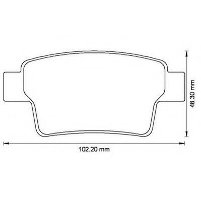 JURID 573194J Тормозные колодки для CITROËN C4 PICASSO I (CитроËн С4 пикассо 1) JURID 573194J Тормозные колодки для CITROËN C4 PICASSO I (CитроËн С4 пикассо 1)