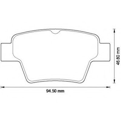 JURID 573235J Тормозные колодки для PEUGEOT 207 (Пежо 207) JURID 573235J Тормозные колодки для PEUGEOT 207 (Пежо 207)