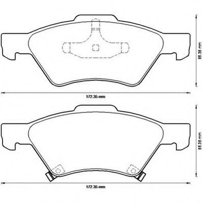 JURID 573238J Тормозные колодки для CHRYSLER TOWN COUNTRY IV (Крайслер Таун кантри 4) JURID 573238J Тормозные колодки для CHRYSLER TOWN COUNTRY IV (Крайслер Таун кантри 4)