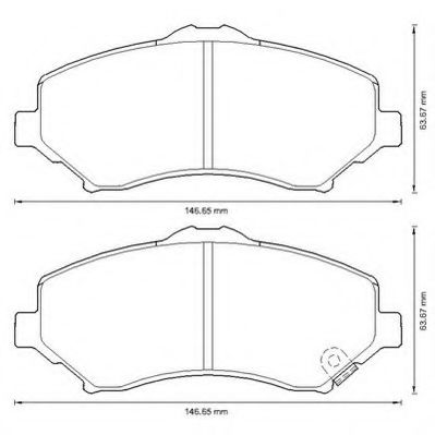JURID 573298J Тормозные колодки для DODGE JOURNEY (Додж Жоурнэъ) JURID 573298J Тормозные колодки для DODGE JOURNEY (Додж Жоурнэъ)