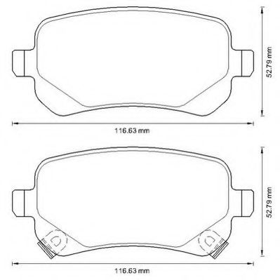 JURID 573299J Тормозные колодки для DODGE JOURNEY (Додж Жоурнэъ) JURID 573299J Тормозные колодки для DODGE JOURNEY (Додж Жоурнэъ)