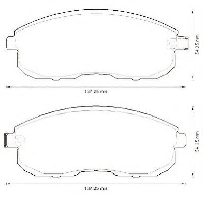 JURID 573304J Тормозные колодки для NISSAN TEANA I (Ниссан Теана 1) JURID 573304J Тормозные колодки для NISSAN TEANA I (Ниссан Теана 1)