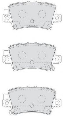 JURID 573391J Комплект тормозных колодок, дисковый тормоз 