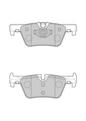 JURID 573401J Комплект тормозных колодок, дисковый тормоз 
