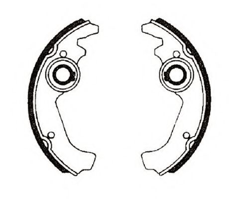 JURID 361001J Тормозные колодоки для FIAT 500 (Фиат 500) JURID 361001J Тормозные колодоки для FIAT 500 (Фиат 500)