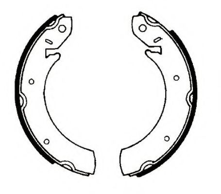JURID 361014J Тормозные колодоки для FORD GRANADA (Форд Гранада) JURID 361014J Тормозные колодоки для FORD GRANADA (Форд Гранада)