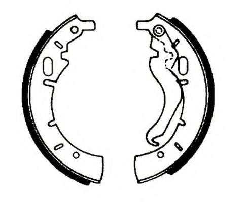 JURID 361026J Тормозные колодоки для AUDI 100 (Ауди 100) JURID 361026J Тормозные колодоки для AUDI 100 (Ауди 100)