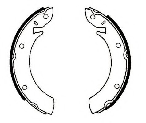 JURID 361043J Тормозные колодоки для FORD GRANADA (Форд Гранада) JURID 361043J Тормозные колодоки для FORD GRANADA (Форд Гранада)