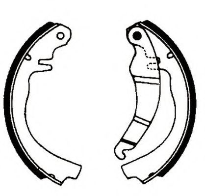 JURID 361063J Тормозные колодоки для OPEL OLYMPIA A (Опель Олъмпиа а) JURID 361063J Тормозные колодоки для OPEL OLYMPIA A (Опель Олъмпиа а)